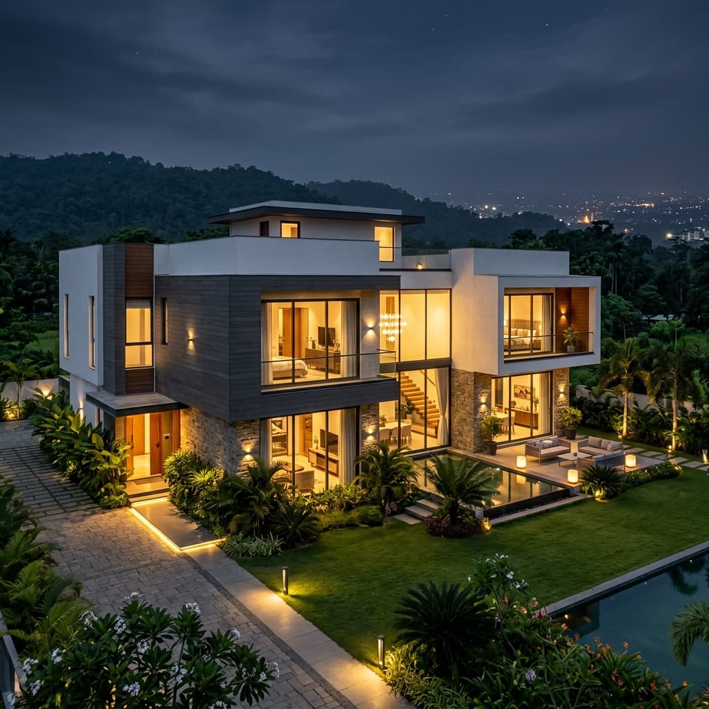 Luxury Villa, Guwahati - Premium Construction by Bhaigya